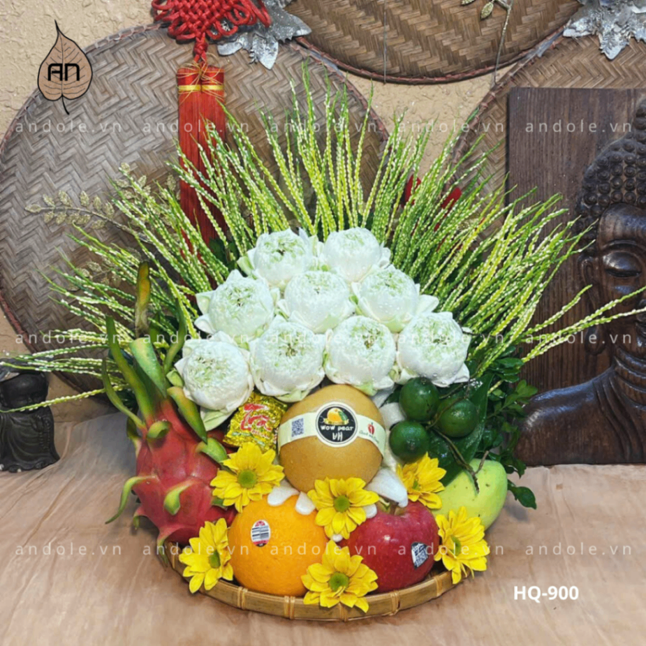 Mẹt Hoa Quả Size 30cm - Mẫu 67