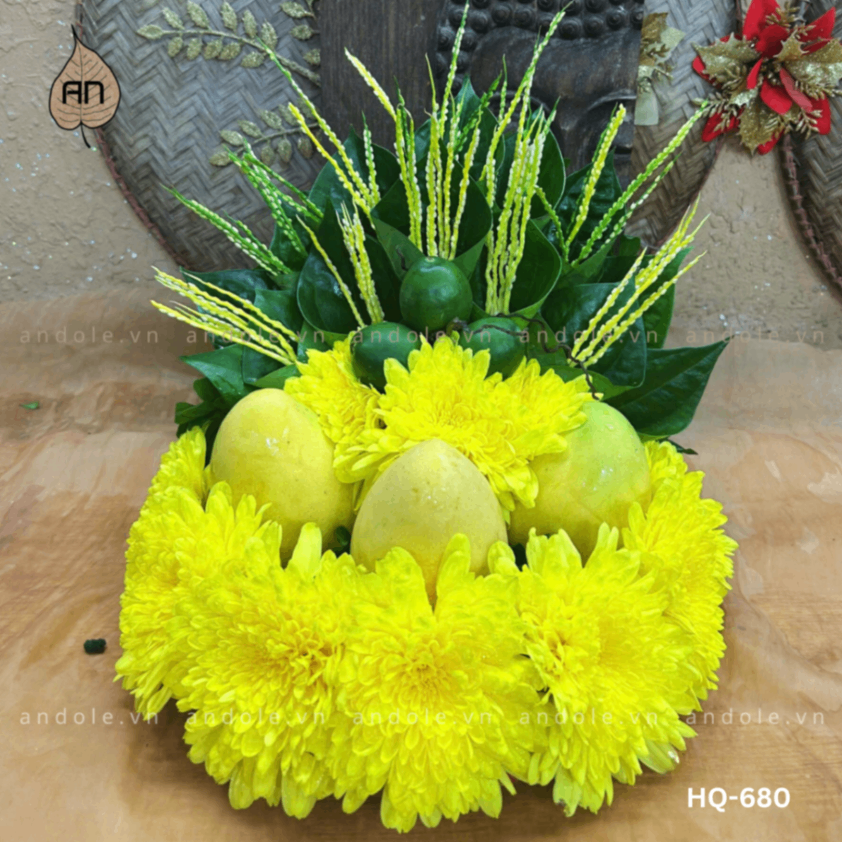 Mẹt Hoa Quả Size 25cm - Mẫu 141