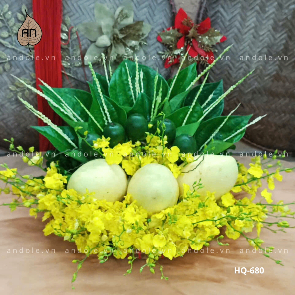 Mẹt Hoa Quả Size 25cm - Mẫu 137