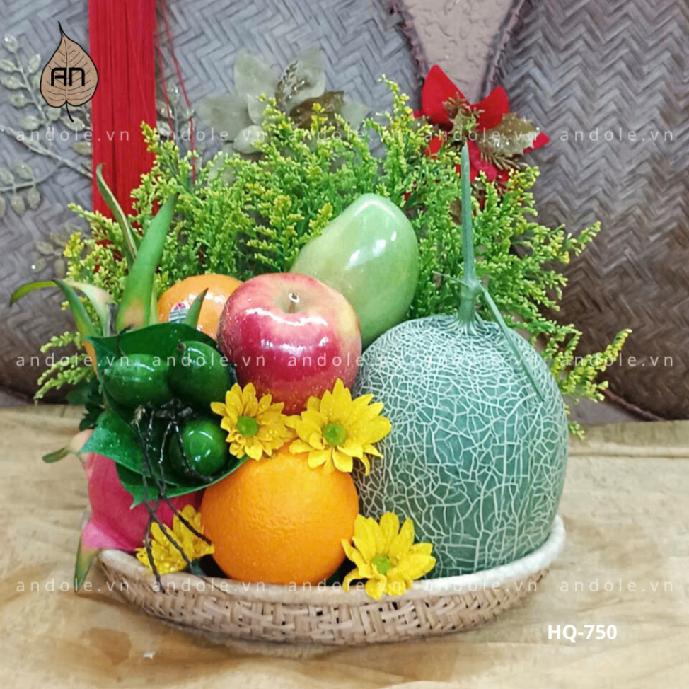 Mẹt Hoa Quả Size 25cm - Mẫu 136