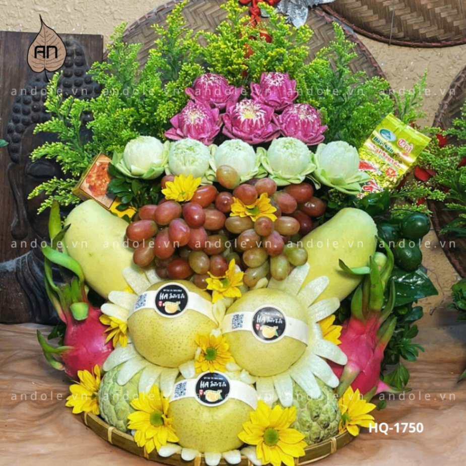 Mâm Hoa Quả Size 35cm - Mẫu 72