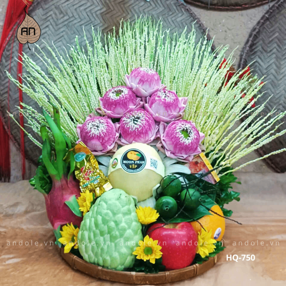 Mẹt Hoa Quả Size 30cm - Mẫu 86