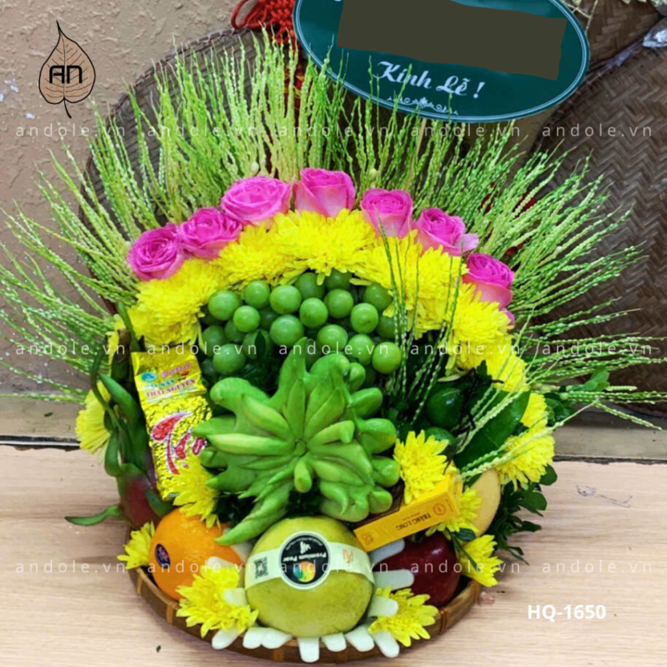 Mẹt Hoa Quả Size 30cm - Mẫu 100
