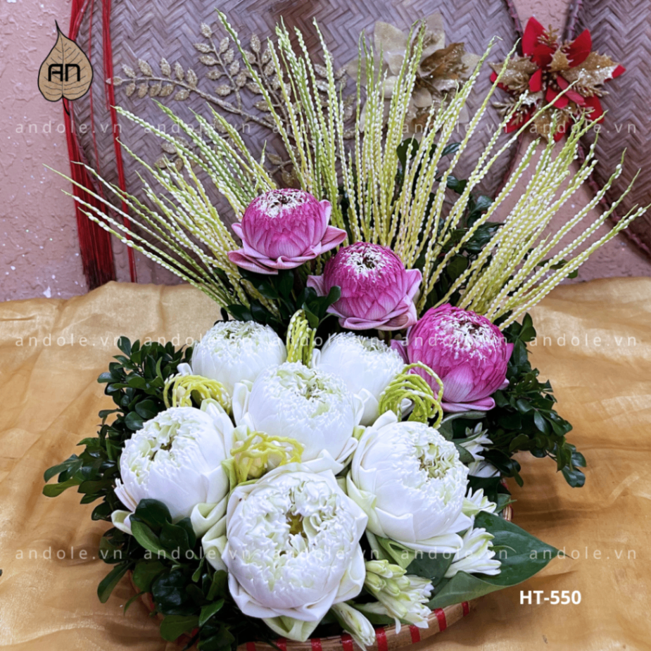 Mẹt Hoa Trầu Size 25cm Mẫu 72