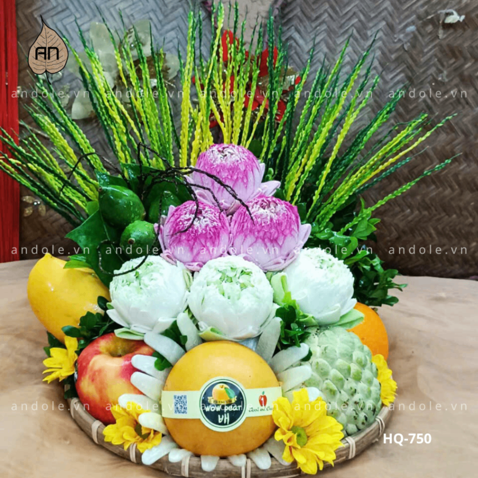 Mẹt Hoa Quả Size 30cm - Mẫu 95