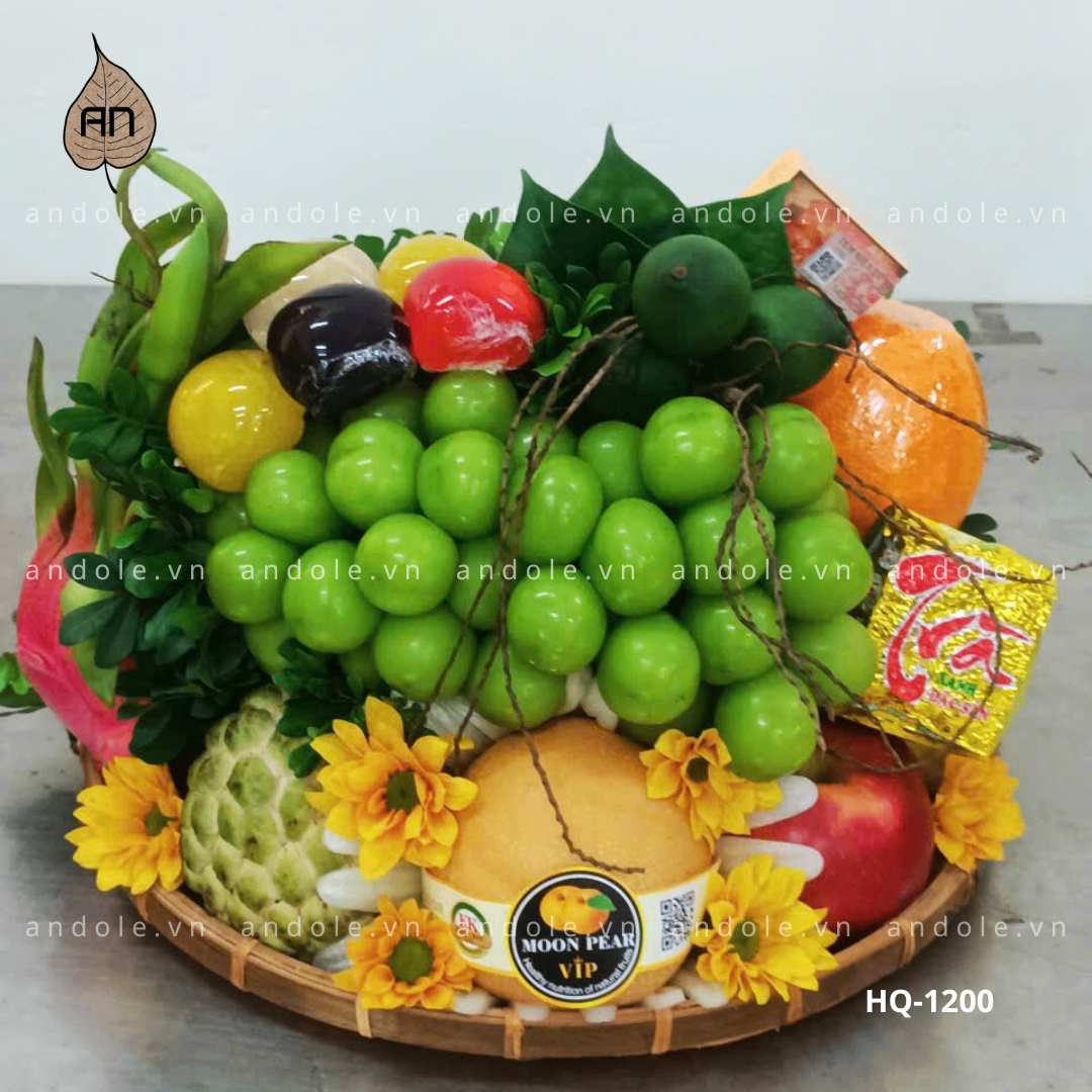 Mẹt Hoa Quả Size 30cm - Mẫu 89