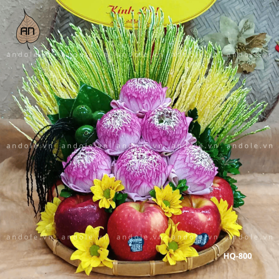 Mẹt Hoa Quả Size 30cm - Mẫu 96