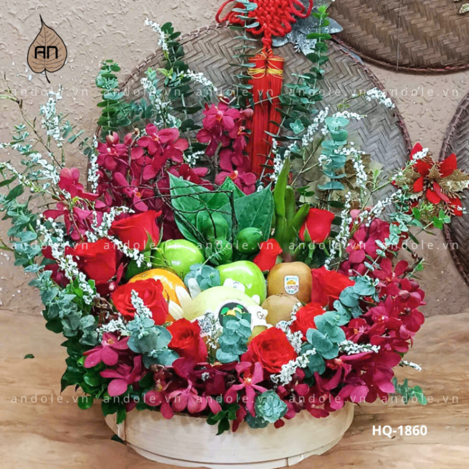 Mâm Hoa Quả Size 35cm - Mẫu 68