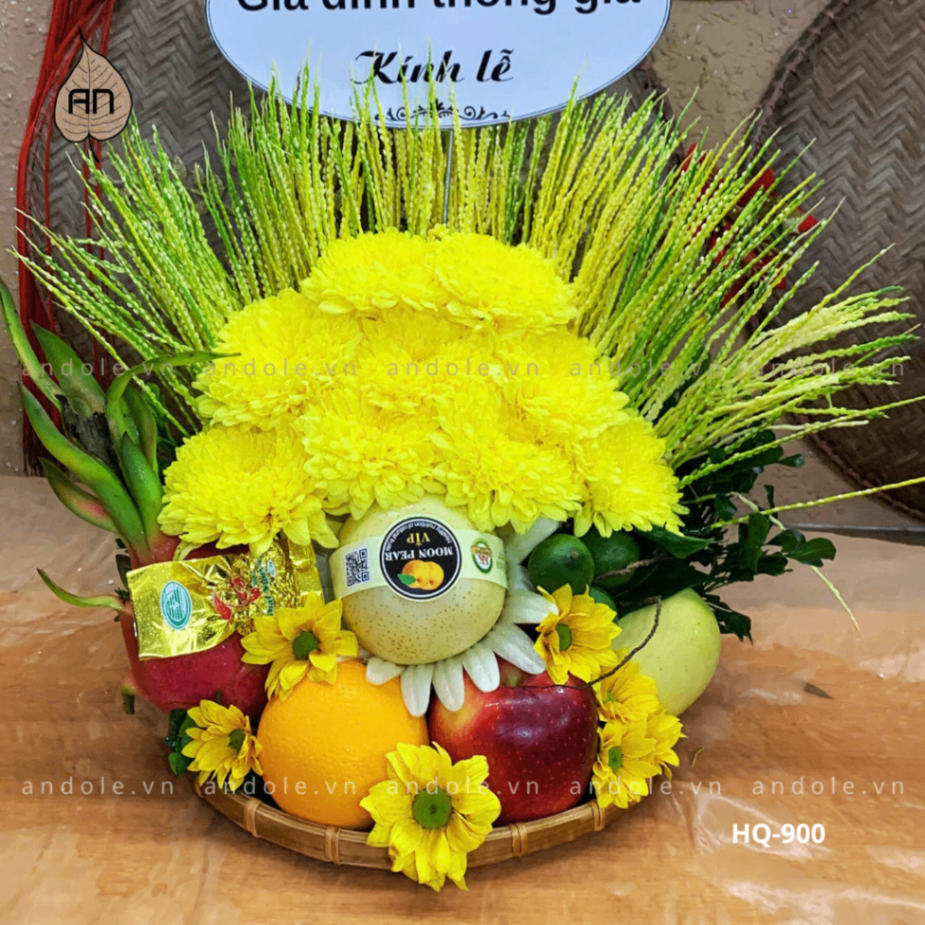 Mẹt Hoa Quả Size 30cm - Mẫu 85