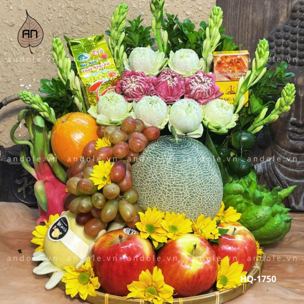 Mâm Hoa Quả Size 35cm - Mẫu 71