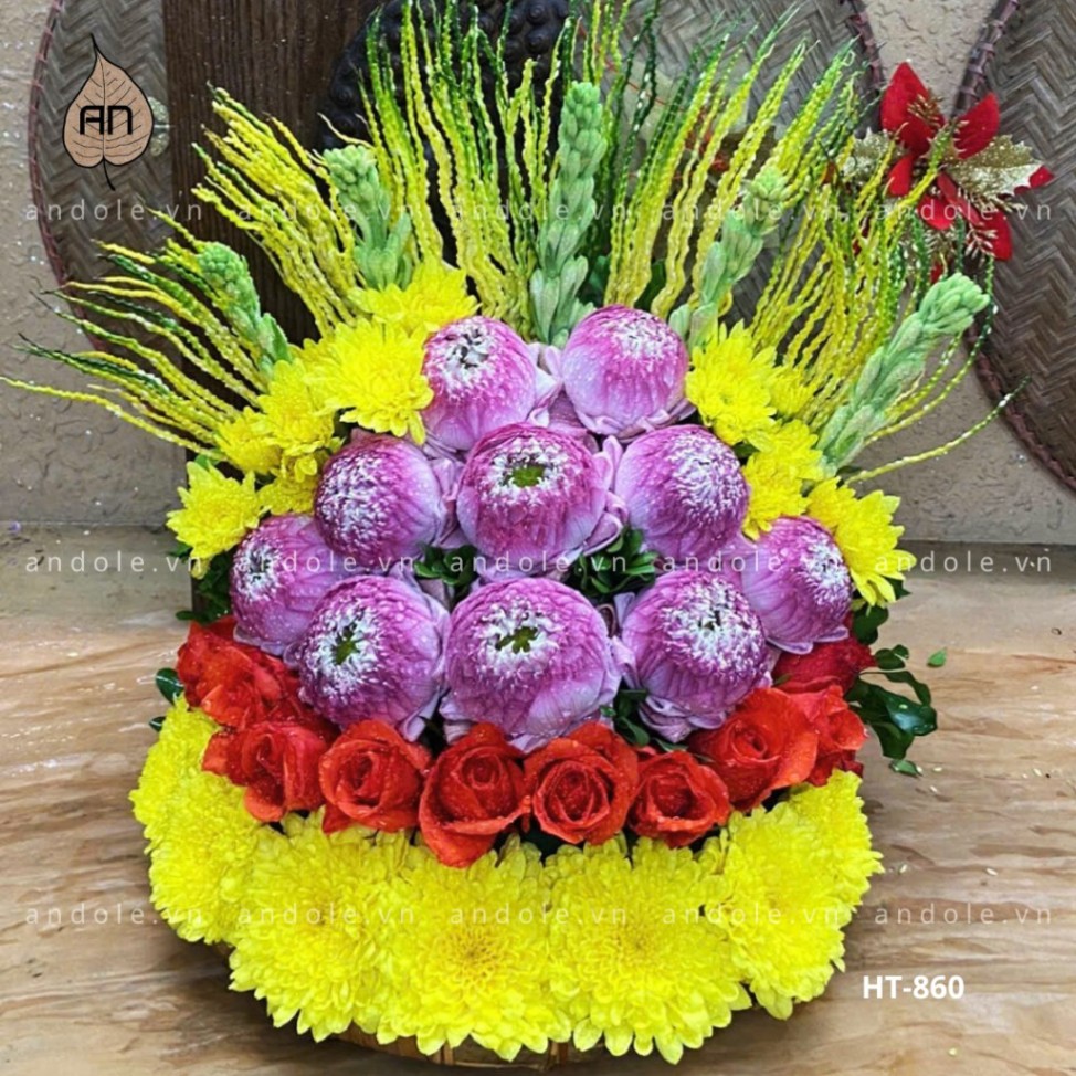 Mẹt Hoa Trầu Size 30cm Mẫu 22