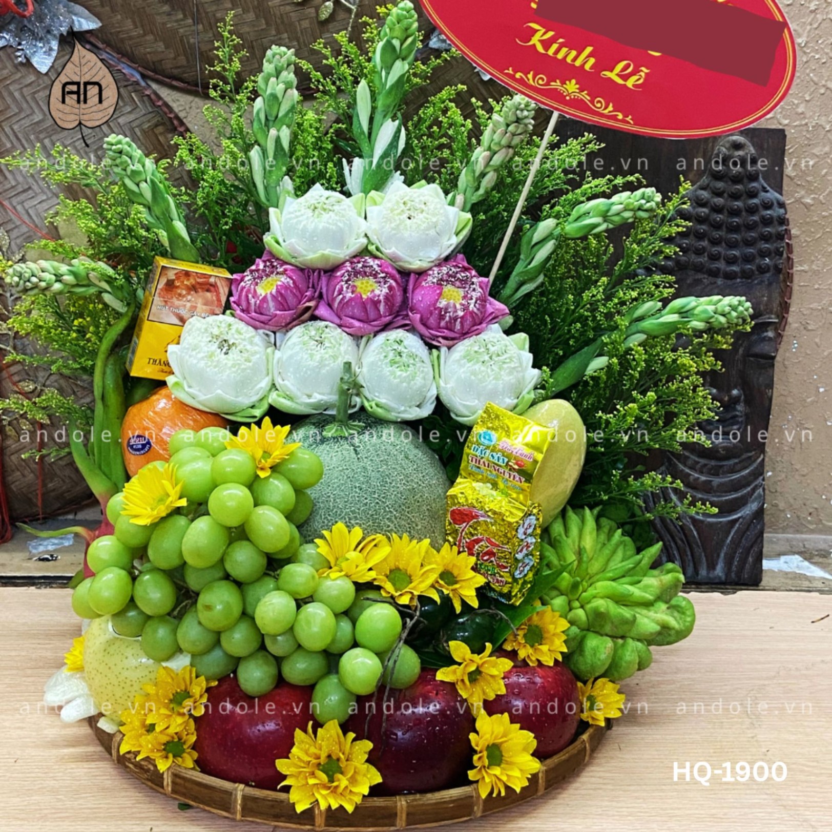 Mâm Hoa Quả Size 35cm - Mẫu 76