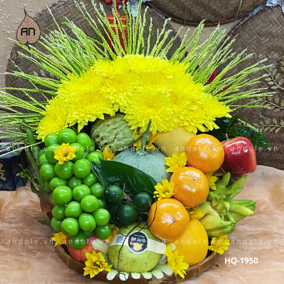 Mâm Hoa Quả Size 35cm - Mẫu 74