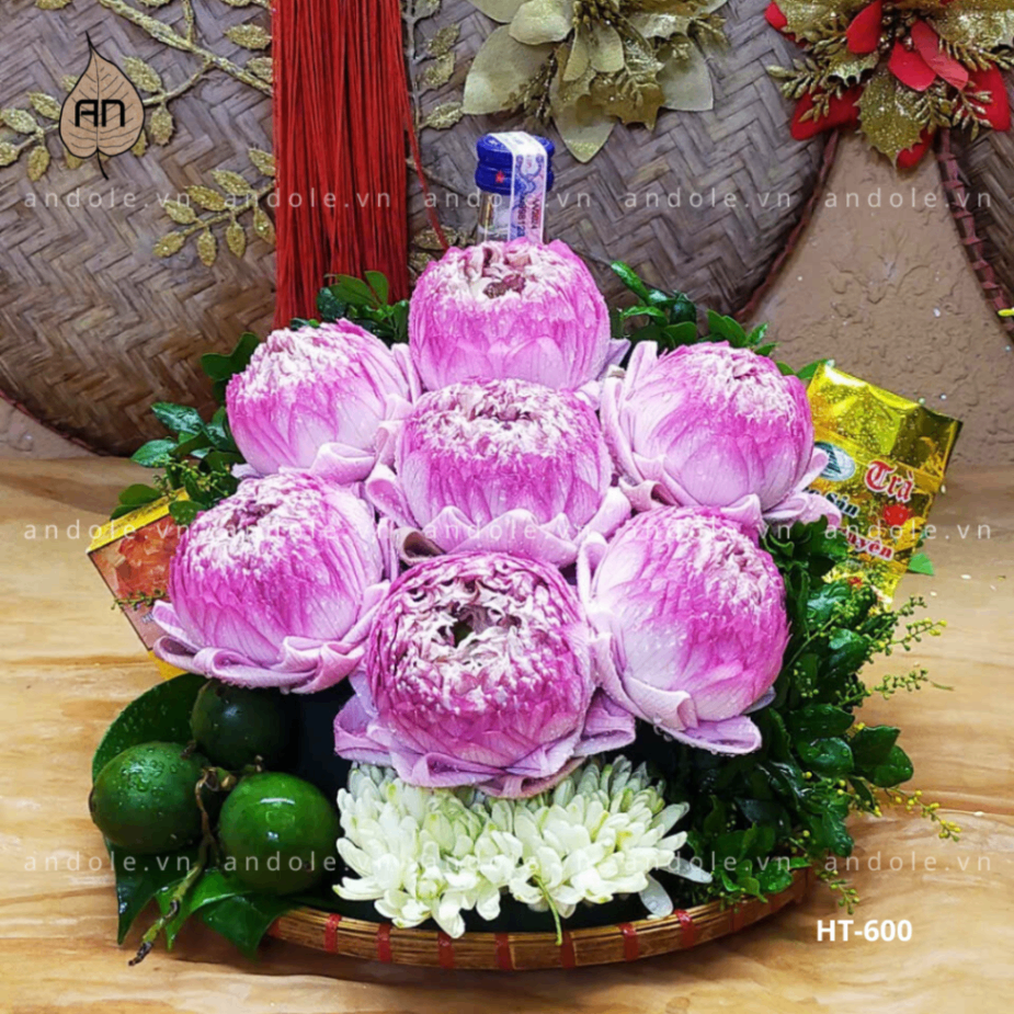 Mẹt Hoa Trầu Size 25cm Mẫu 71