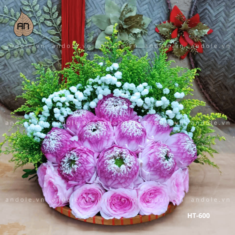 Mẹt Hoa Trầu Size 25cm Mẫu 74