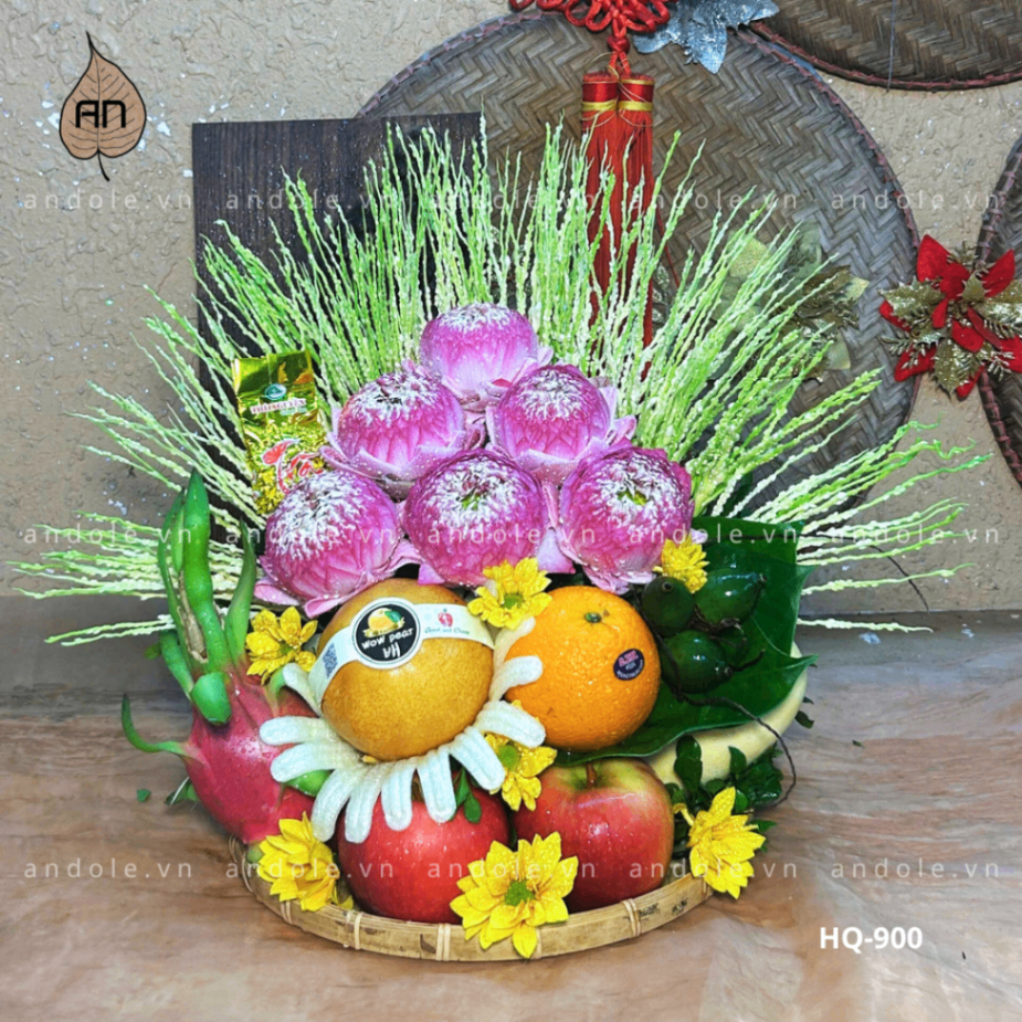 Mẹt Hoa Quả Size 30cm - Mẫu 97
