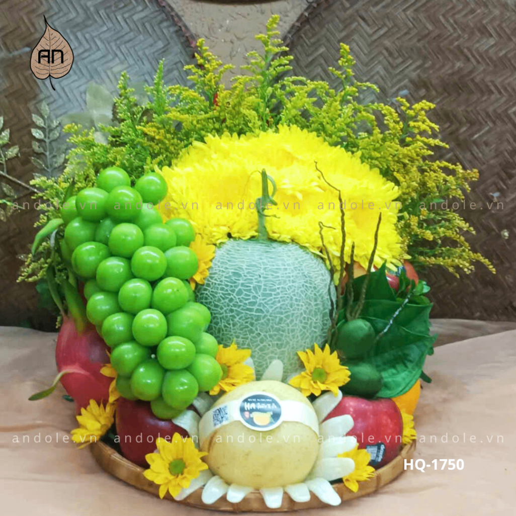 Mẹt Hoa Quả Size 30cm - Mẫu 104