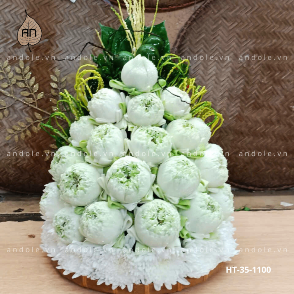 Mẹt Hoa Trầu Size 35cm Mẫu 7