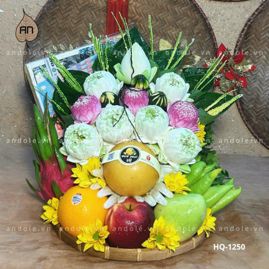Mẹt Hoa Quả Size 30cm - Mẫu 94