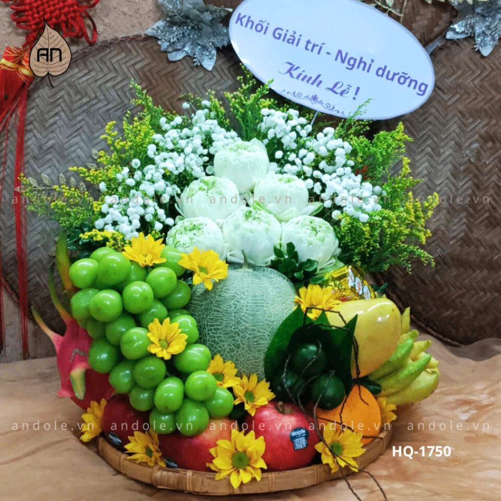 Mâm Hoa Quả Size 40cm - Mẫu 55
