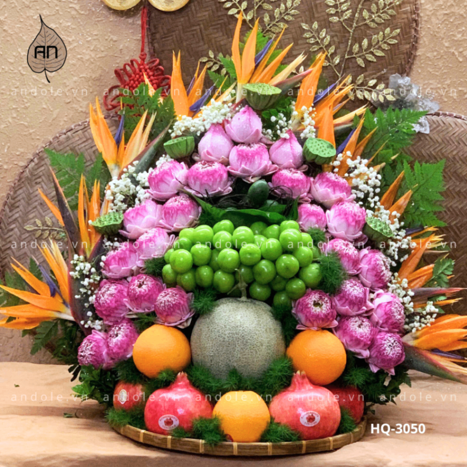 Mẹt Hoa Quả Size 45cm - Mẫu 11