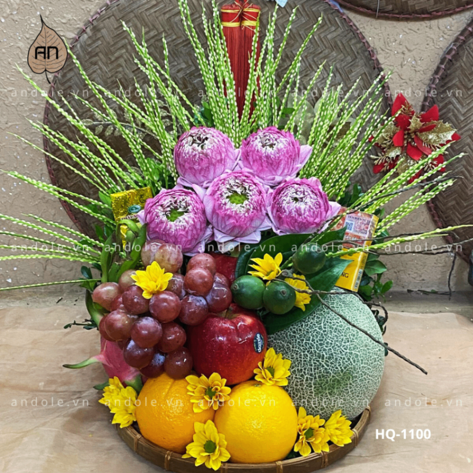 Mẹt Hoa Quả Size 30cm - Mẫu 93