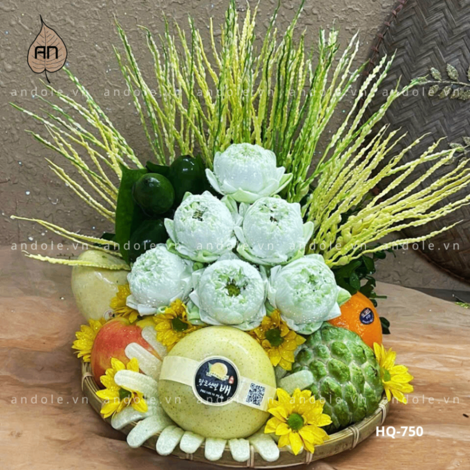Mẹt Hoa Quả Size 30cm - Mẫu 99