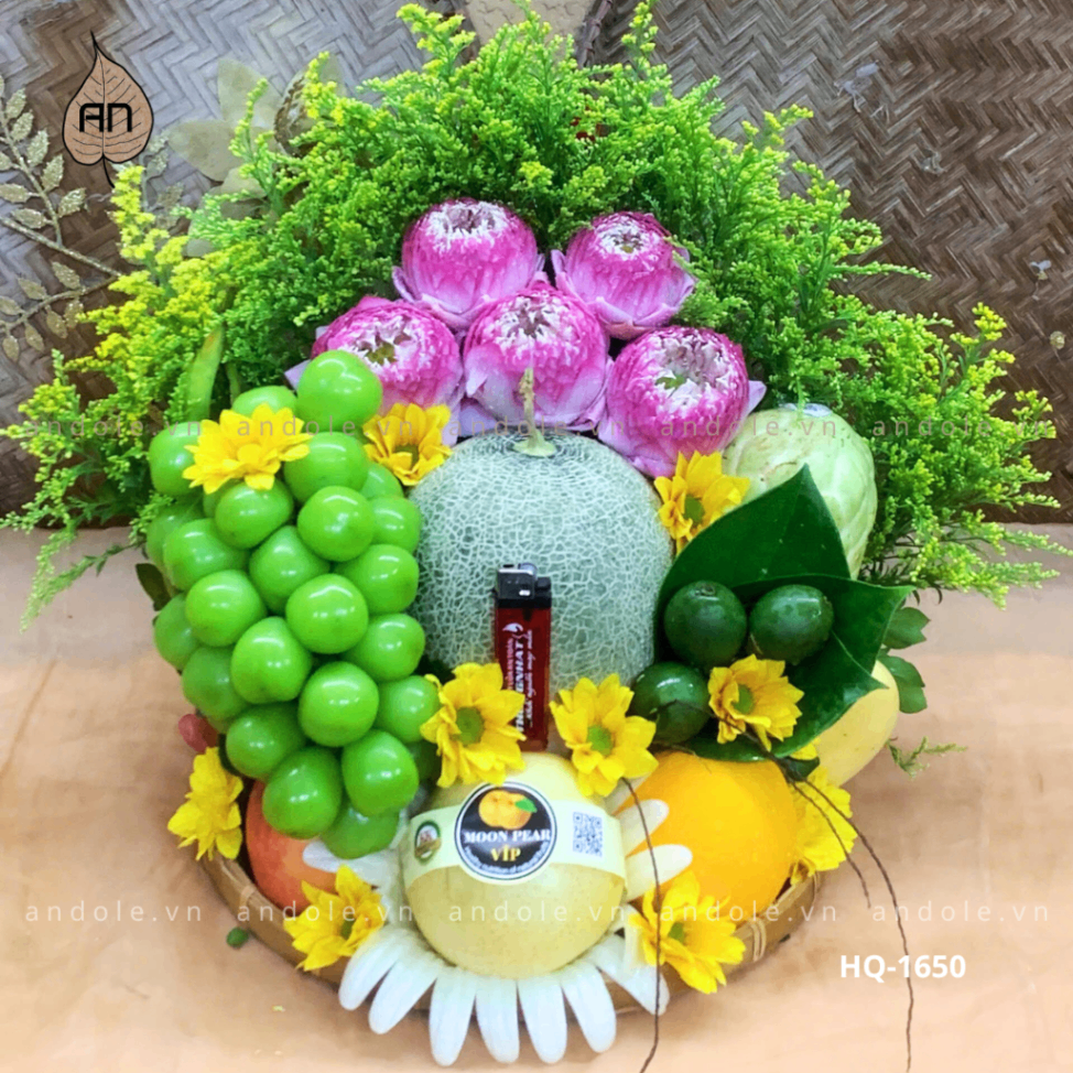 Mẹt Hoa Quả Size 30cm - Mẫu 102