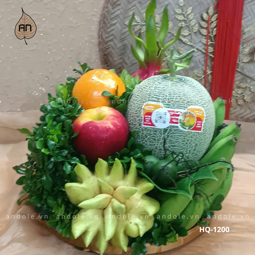 Mẹt hoa quả chuối - Mẫu 35