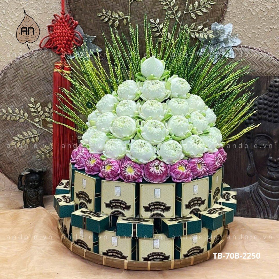 Tháp bánh cốm Quà Hà Nội - Mẫu 13
