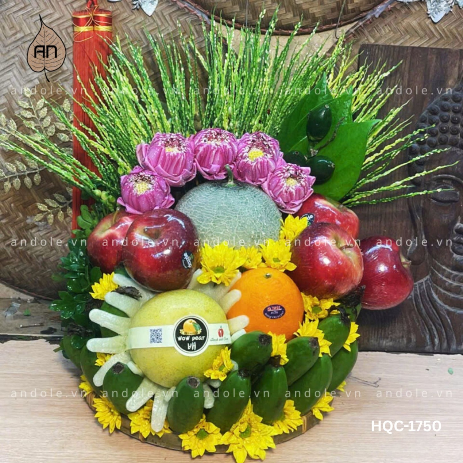 Mẹt hoa quả chuối - Mẫu 34