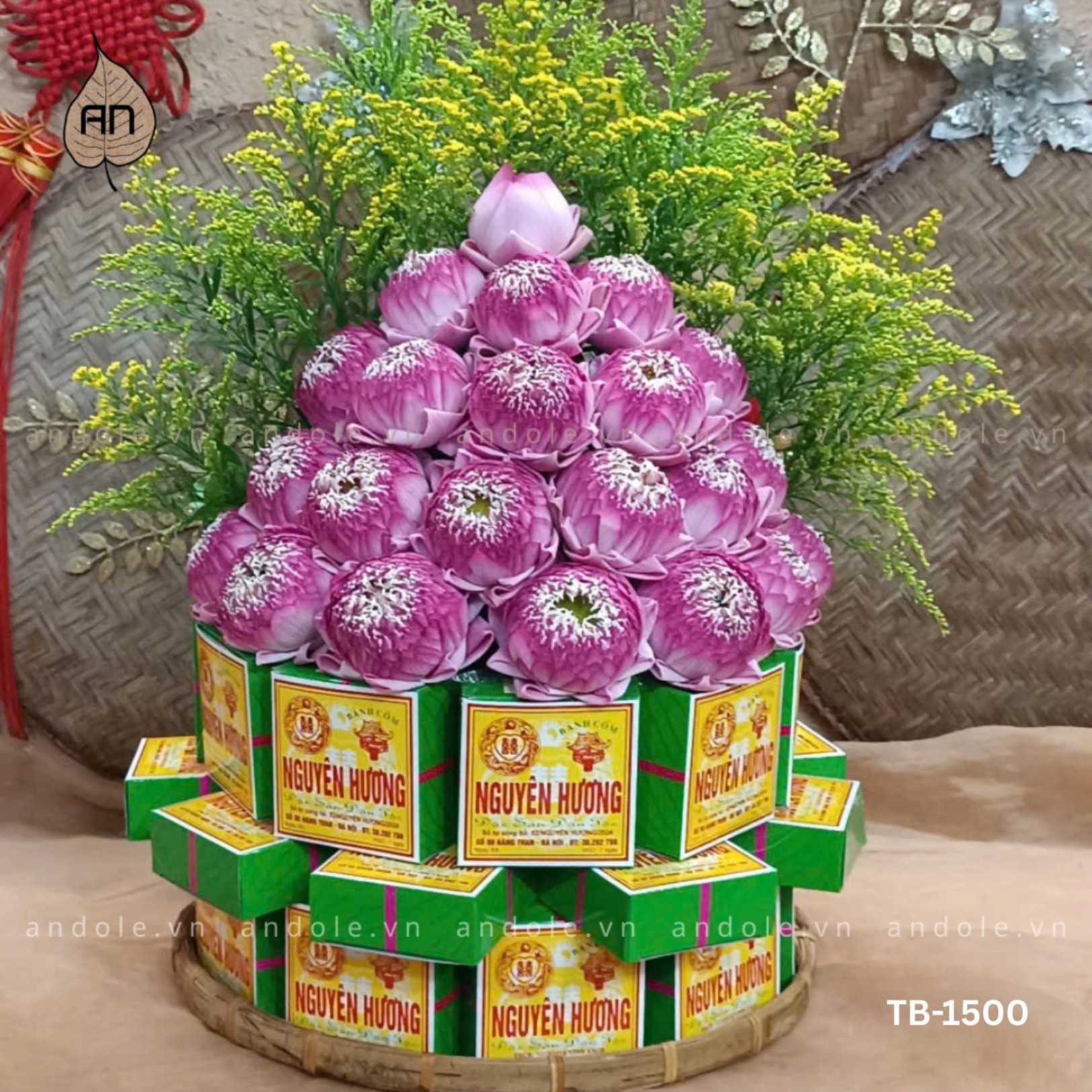 Tháp bánh cốm Quà Hà Nội - Mẫu 11