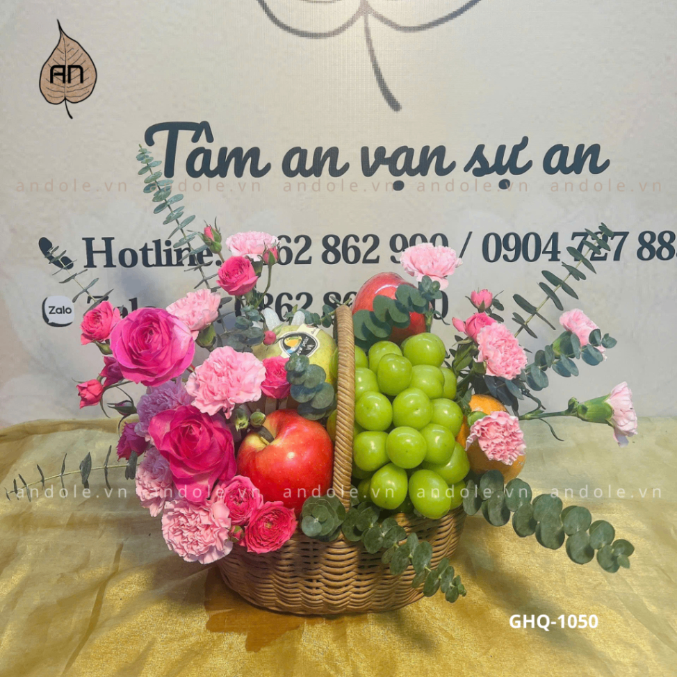 Giỏ Hoa Quả Mẫu 64