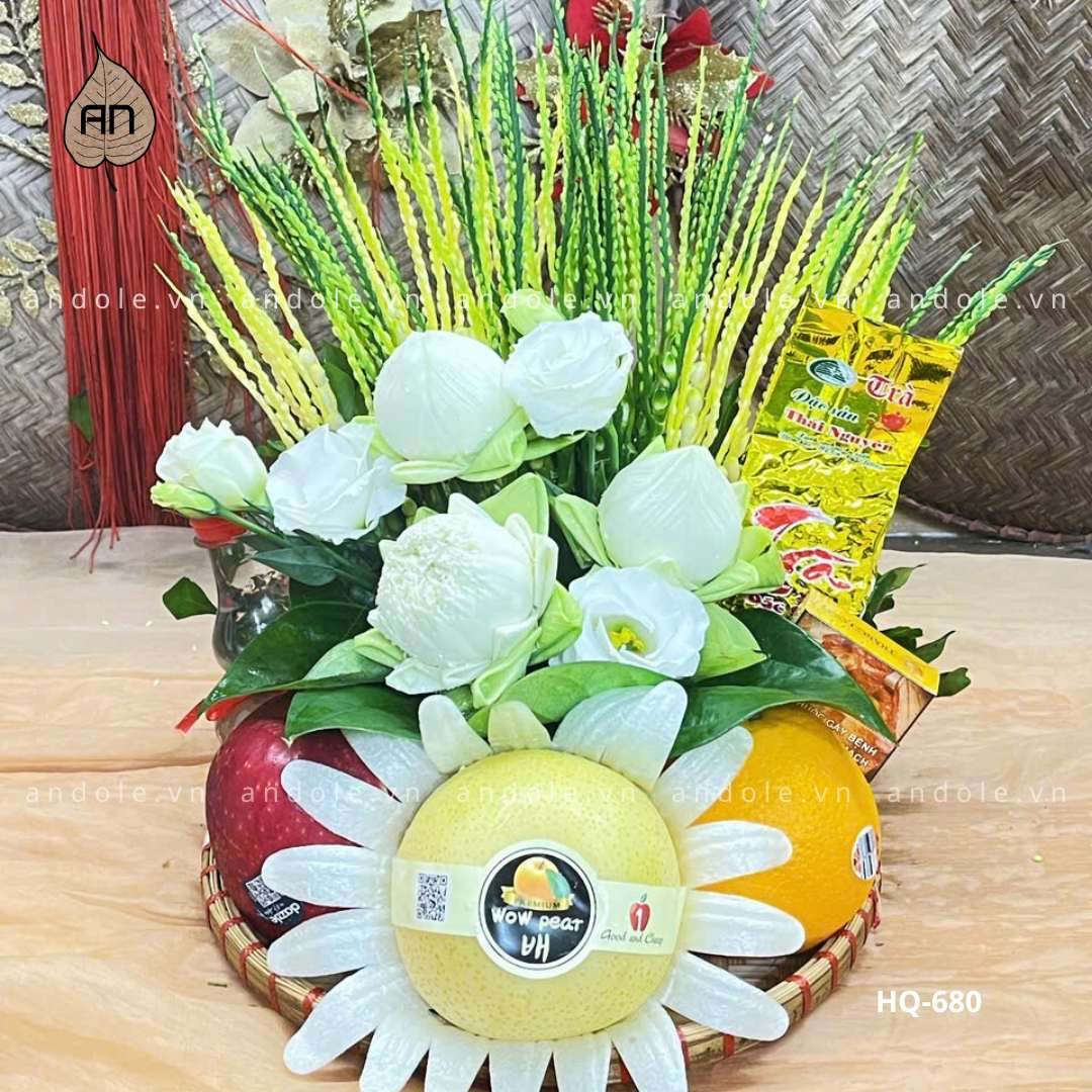 Mẹt Hoa Quả Size 25cm - Mẫu 147
