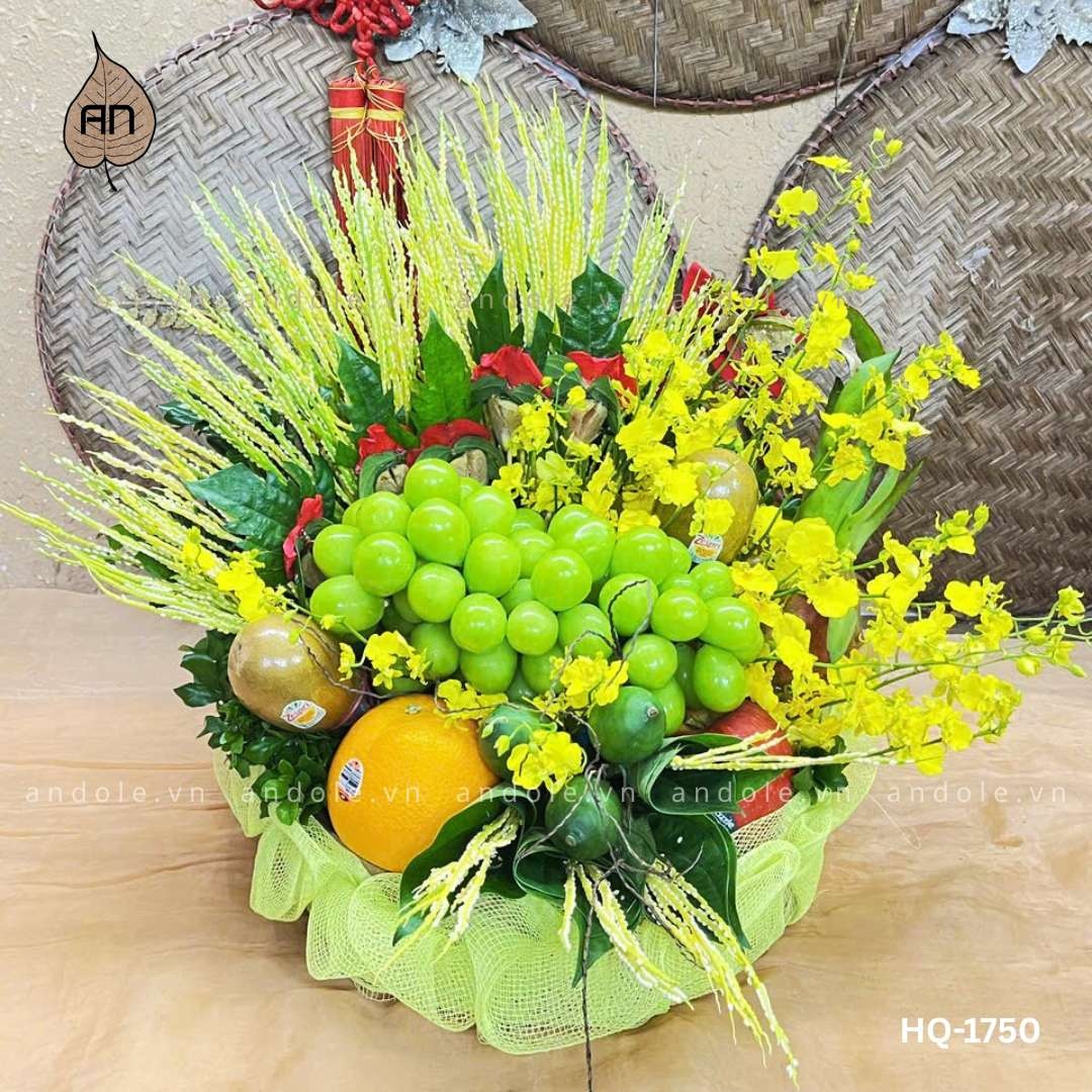 Mẹt Hoa Quả Size 30cm - Mẫu 115