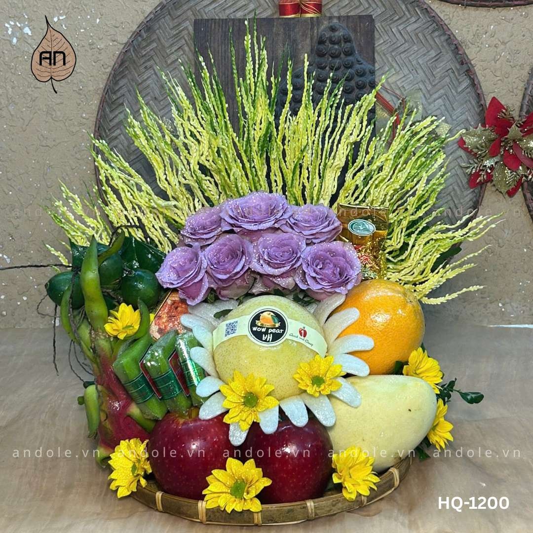 Mẹt Hoa Quả Size 30cm - Mẫu 133