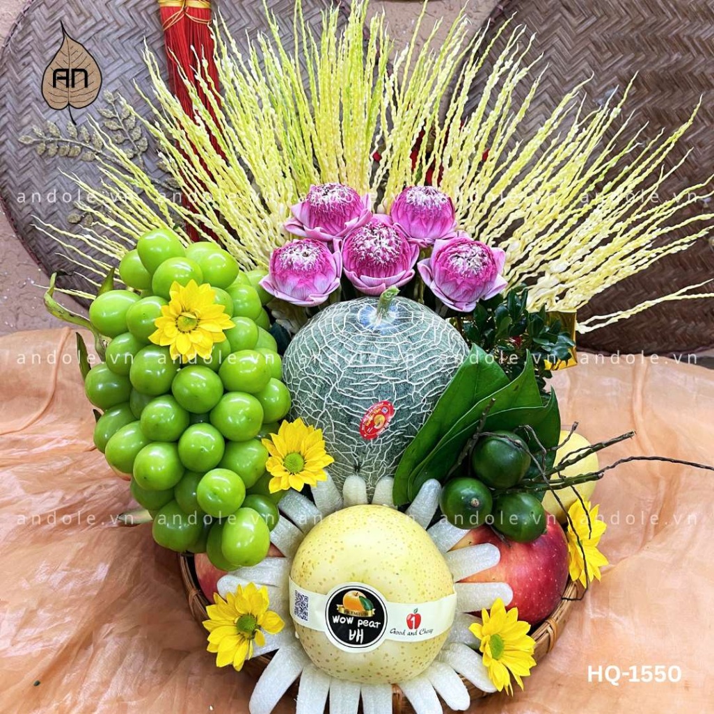 Mẹt Hoa Quả Size 30cm - Mẫu 107