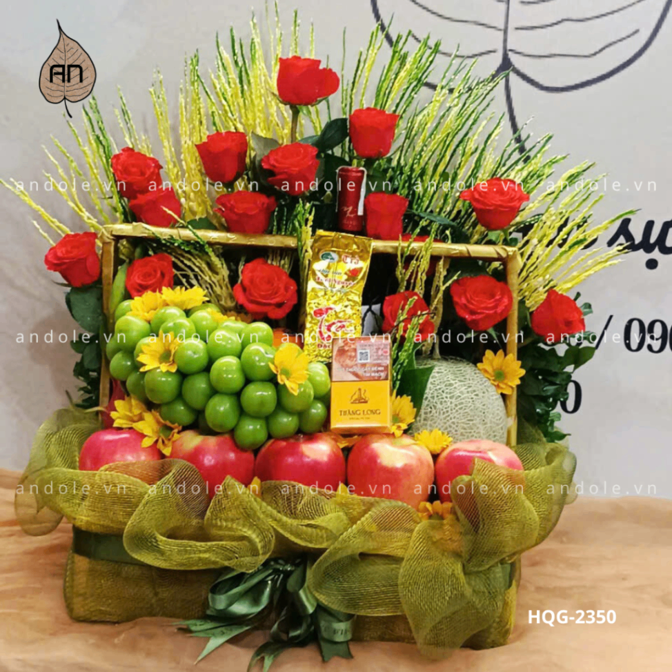 Giỏ Hoa Quả Mẫu 45