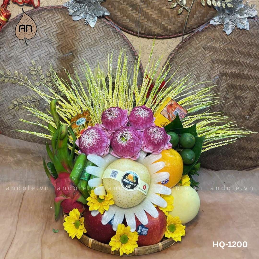 Mẹt Hoa Quả Size 30cm - Mẫu 121