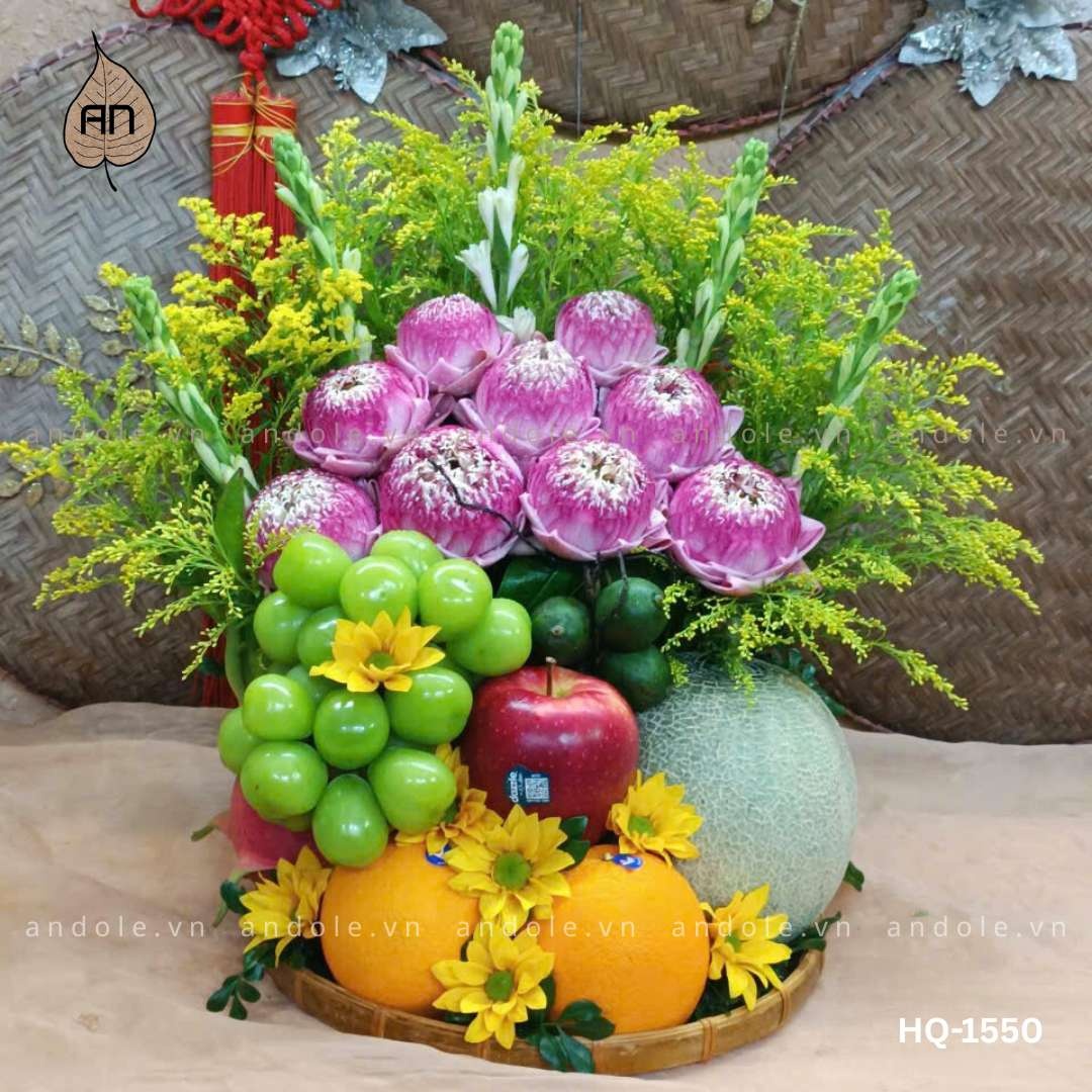 Mẹt Hoa Quả Size 30cm - Mẫu 122