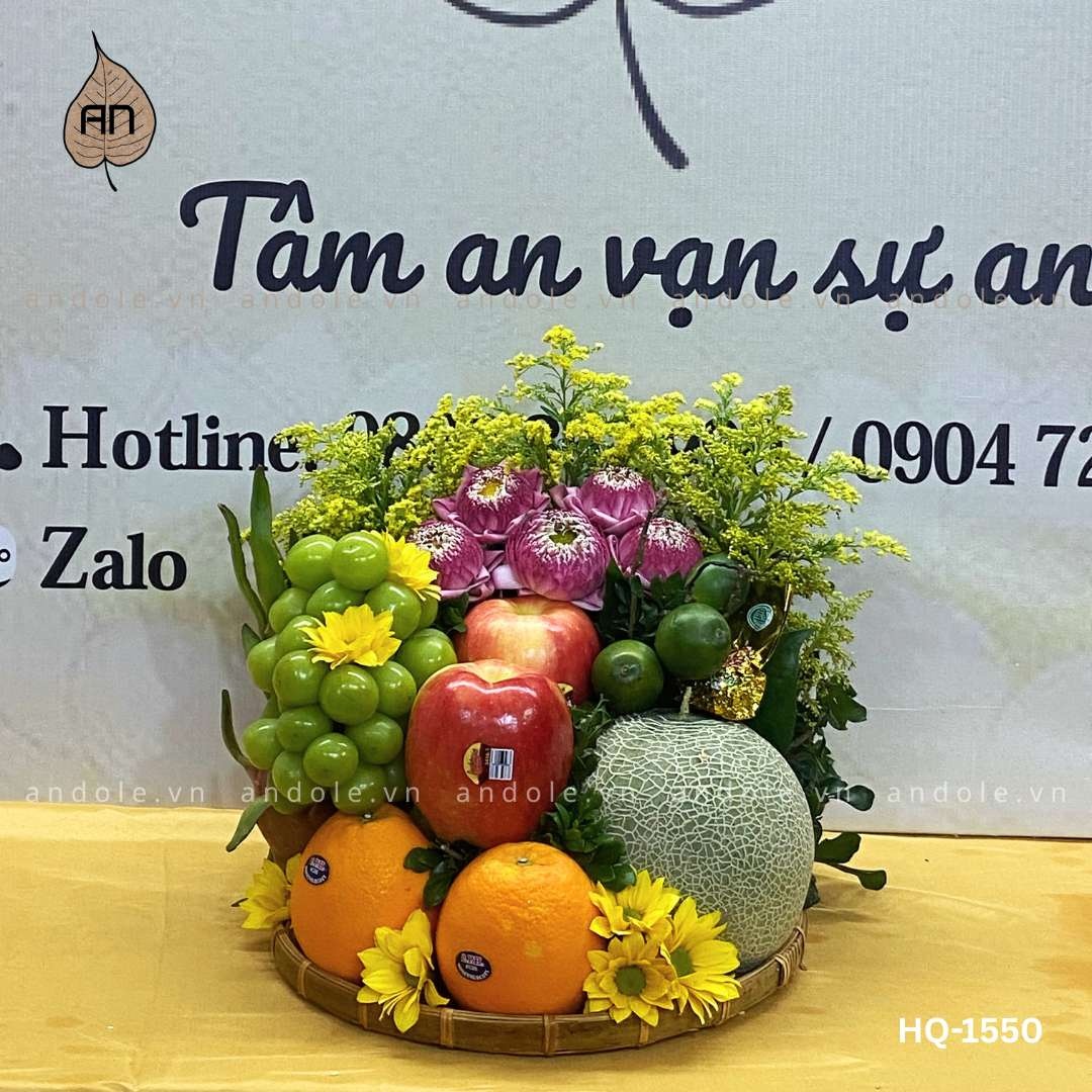Mẹt Hoa Quả Size 30cm - Mẫu 113