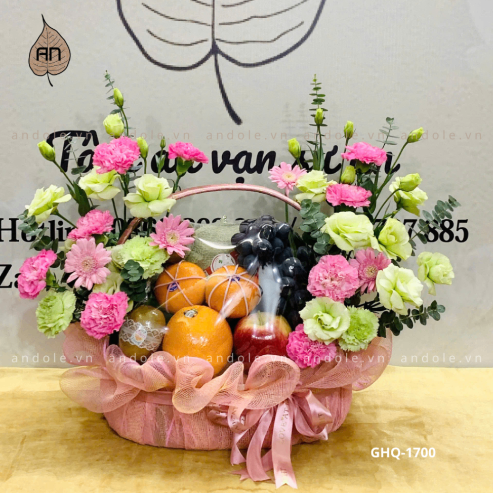 Giỏ Hoa Quả Mẫu 68