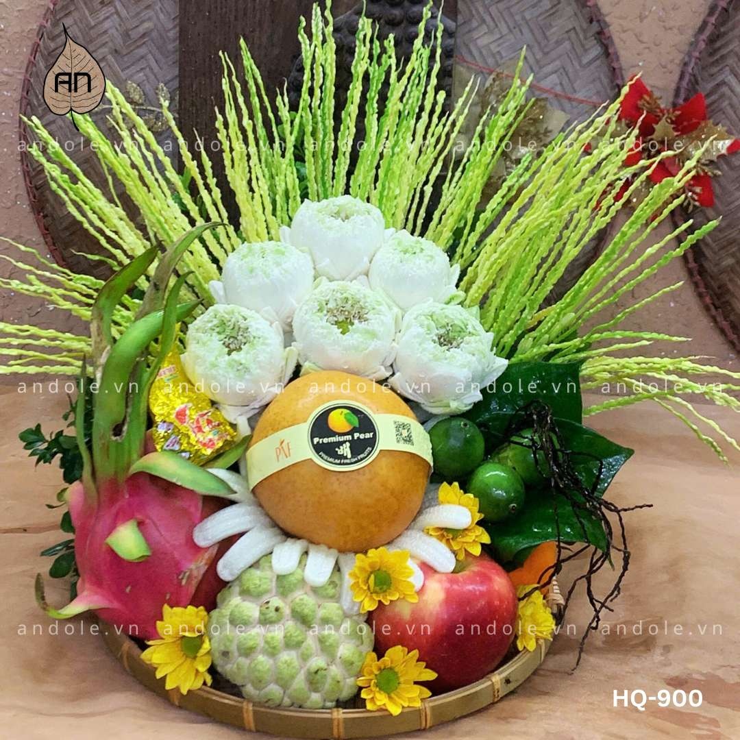Mẹt Hoa Quả Size 30cm - Mẫu 136