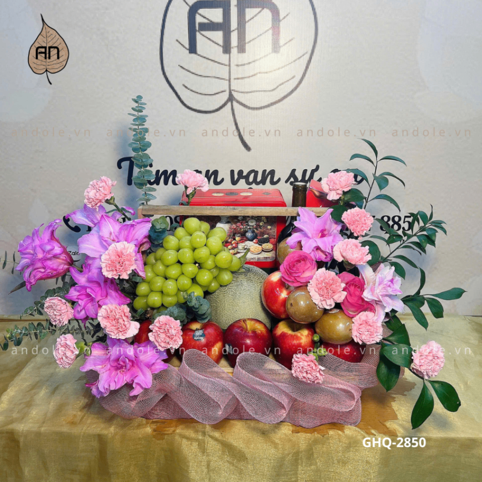Giỏ Hoa Quả Mẫu 67