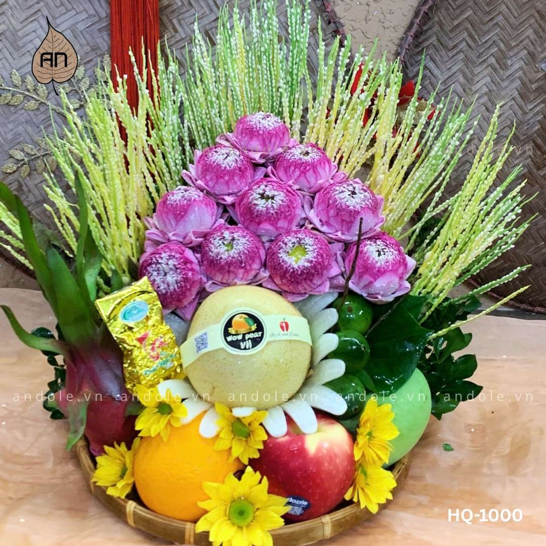 Mẹt Hoa Quả Size 30cm - Mẫu 120