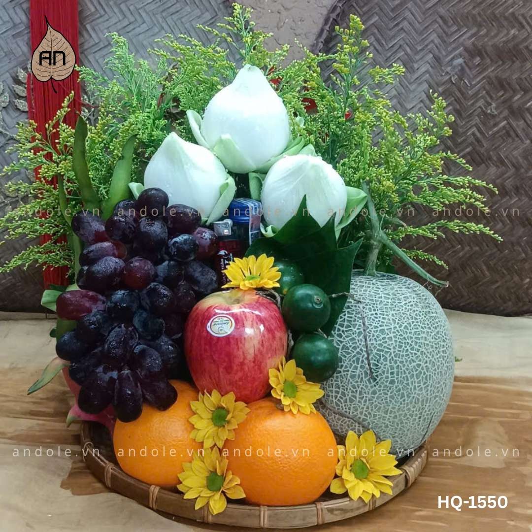Mẹt Hoa Quả Size 30cm - Mẫu 135
