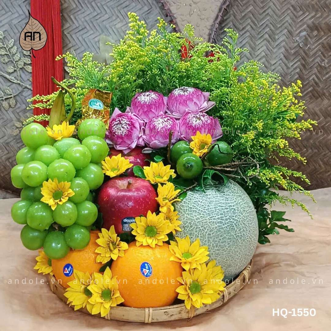 Mẹt Hoa Quả Size 30cm - Mẫu 124