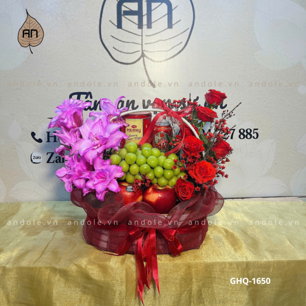 Giỏ Hoa Quả Mẫu 61