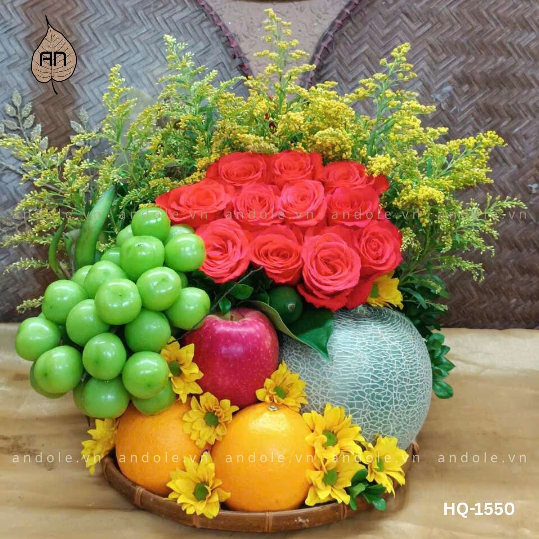 Mẹt Hoa Quả Size 30cm - Mẫu 125
