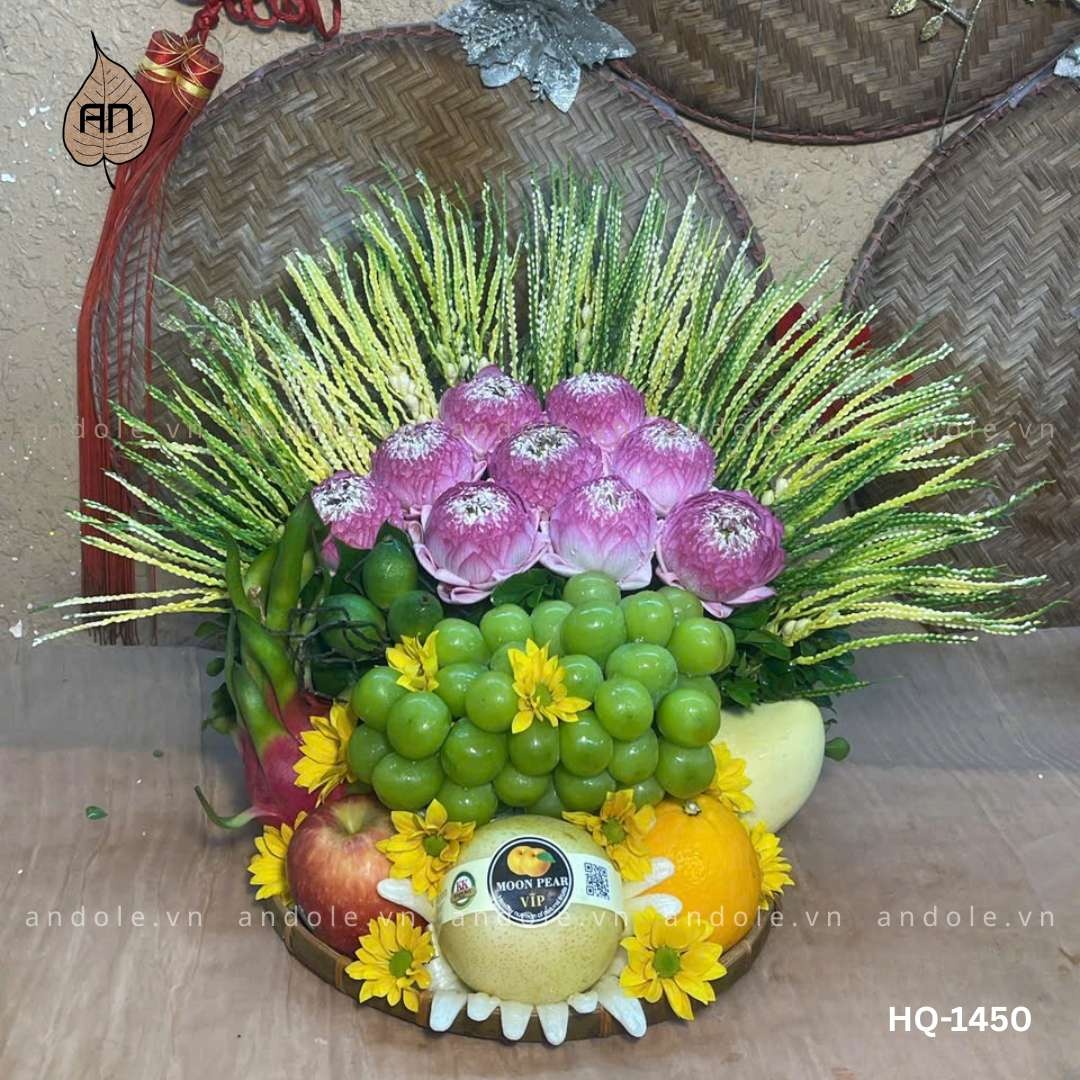Mẹt Hoa Quả Size 30cm - Mẫu 129